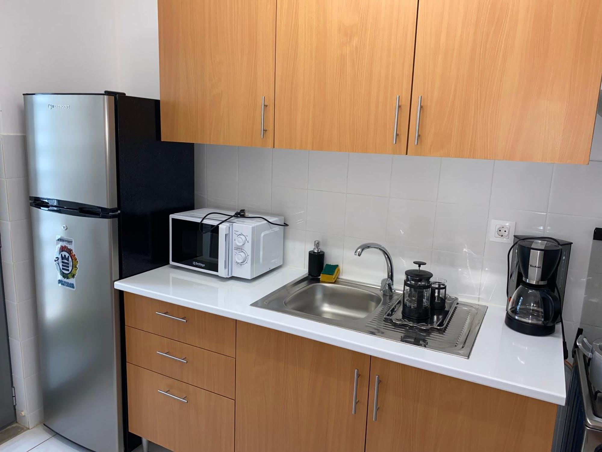 Apartamento T2 Equipado E Aconchegante. Praia Bagian luar foto